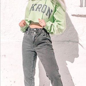 AKRON. Cropped sweatshirt